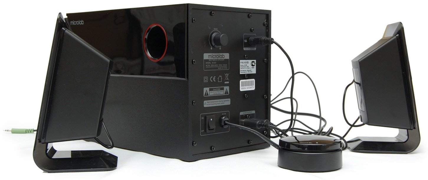 Компьютерные колонки Microlab M-200 черный