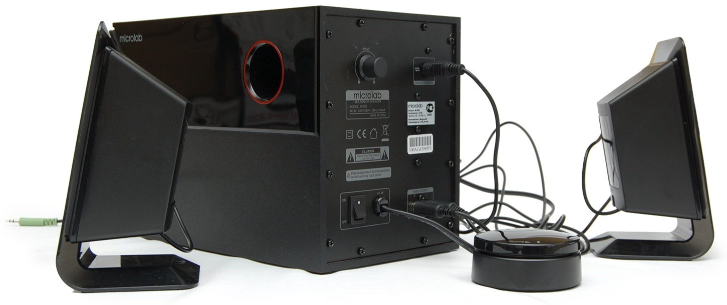 Компьютерные колонки Microlab M-200 черный - ForteMarket Компьютерные колонки Microlab M-200 черный купить,25360
