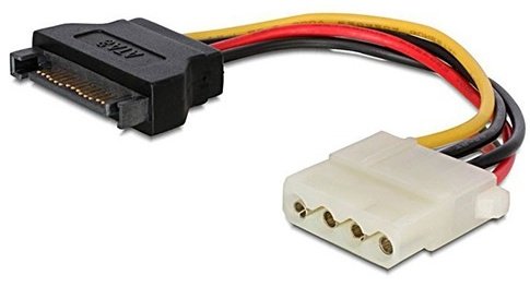 Кабель Cablexpert Molex - SATA 0.15 м CC-SATA-PS-M купить,NaN
