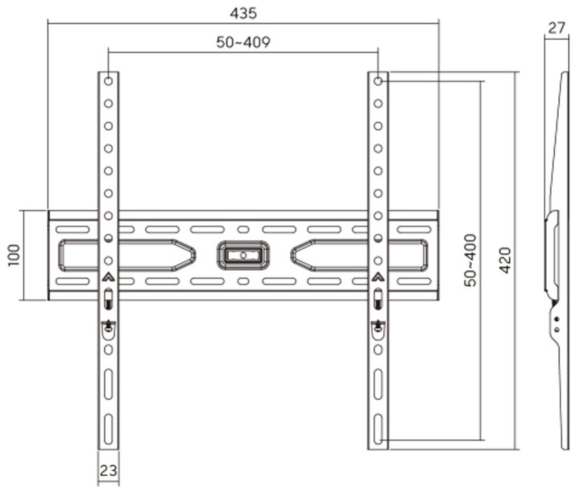 Кронштейн Brateck KL36-44F купить,NaN