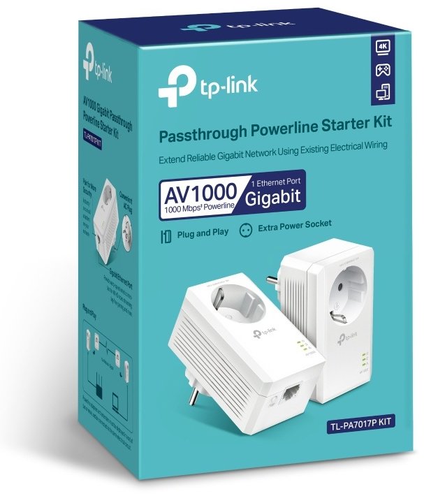 Powerline адаптер TP-LINK TL-PA7017P KIT