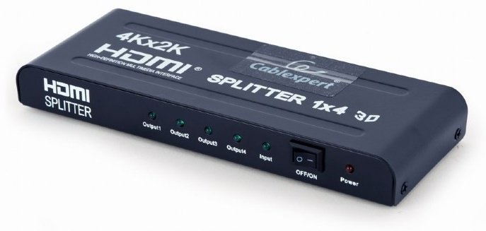 Переходник Cablexpert DSP-4PH4-02 HDMI - HDMI купить,25123