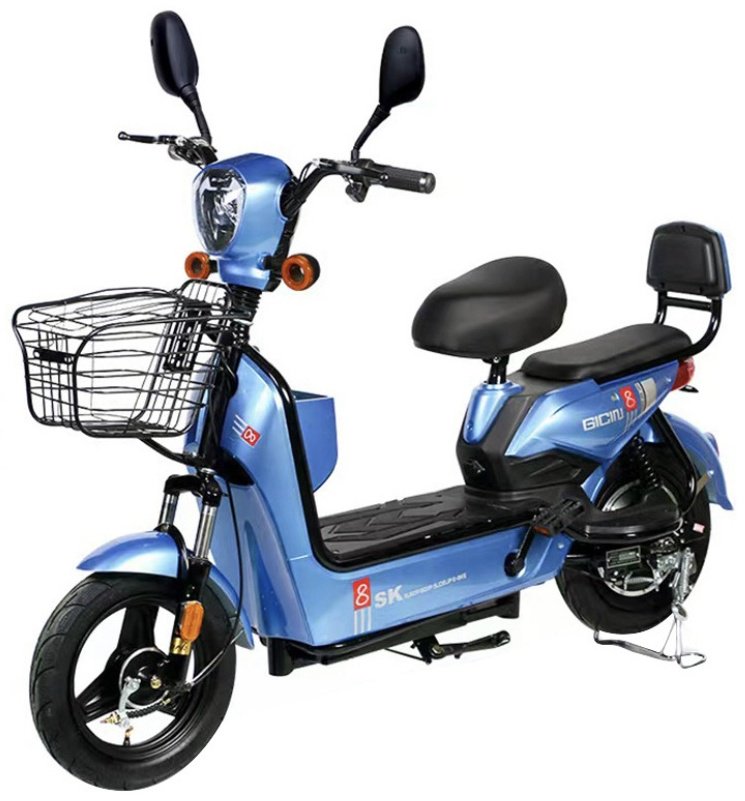 Электровелосипед SK8 Electric bike 14 дюйм 2022 14 дюймов синий