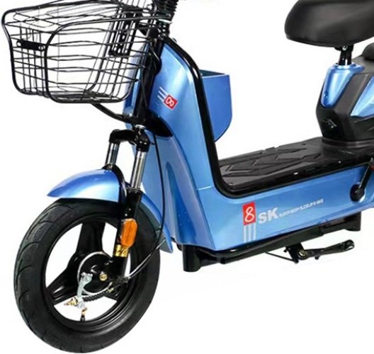 Электровелосипед SK8 Electric bike 14 дюйм 2022 14 дюймов синий