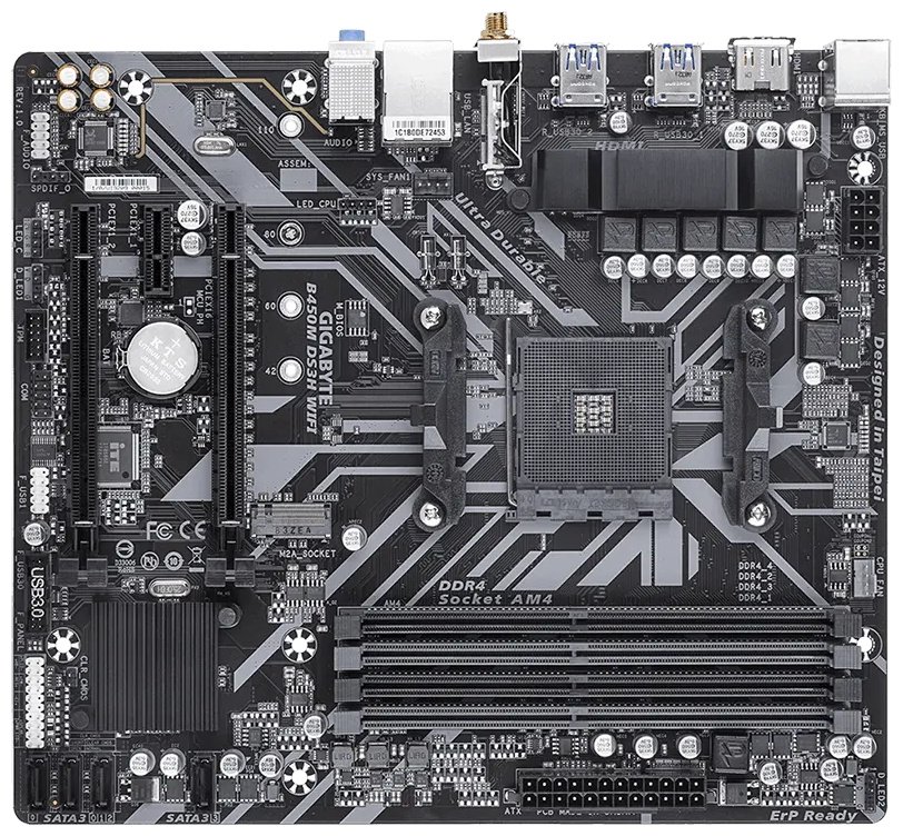 Материнская плата GIGABYTE B450M DS3H WIFI
