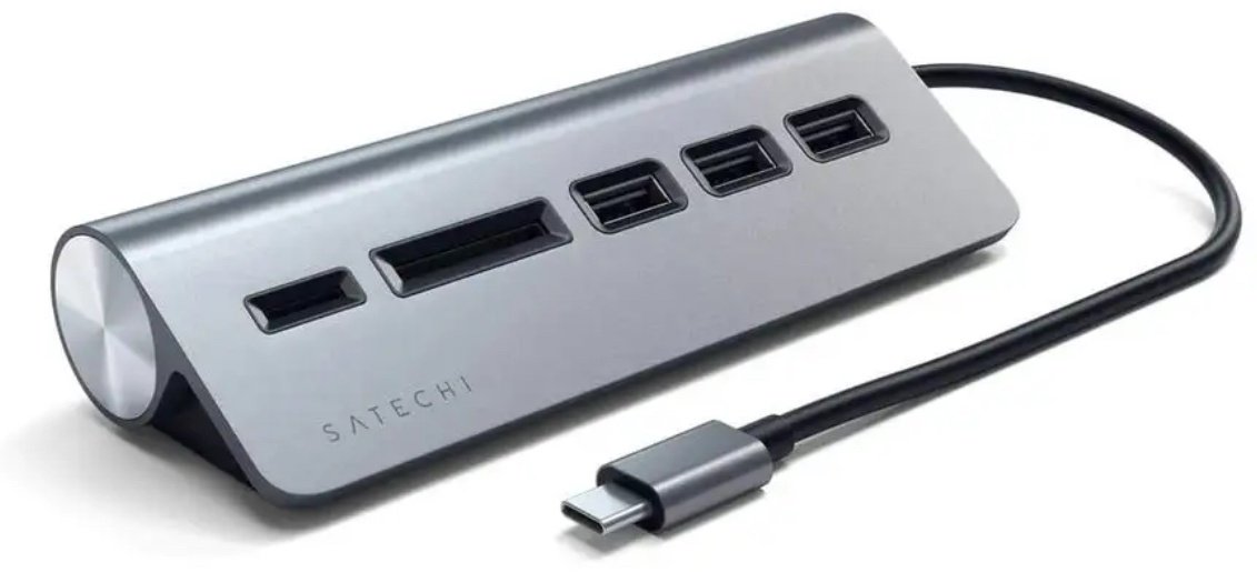 Док-станция Satechi ST-TCHCRM серебристый купить,NaN