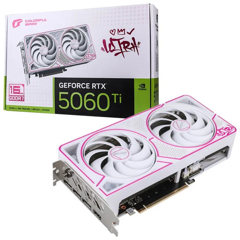 Видеокарта Colorful iGame RTX 5060 Ti Ultra W DUO OC 16GB-V 16 Гб - ForteMarket Видеокарта Colorful iGame RTX 5060 Ti Ultra W DUO OC 16GB-V 16 Гб купить,NaN