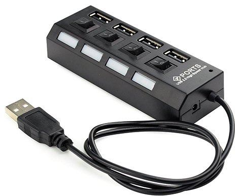 Картридер Gembird UHB-243-AD USB 2.0 для USB 2.0