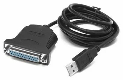 Переходник Deluxe USB 2.0 A - LPT IEEE 1284-B 1.35 м DLA-LU2 купить,NaN