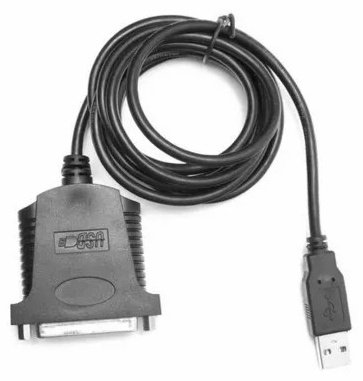 Переходник Deluxe USB 2.0 A - LPT IEEE 1284-B 1.35 м DLA-LU2 купить,NaN