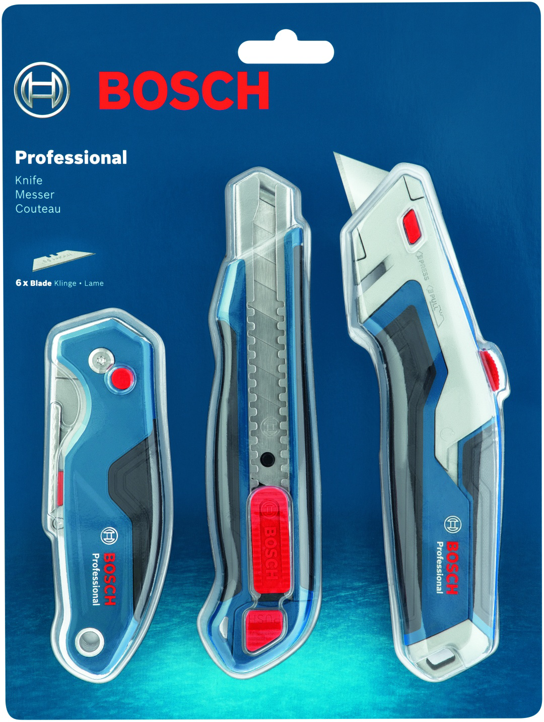 Набор ножей BOSCH 1600A027M4 3 предмета
