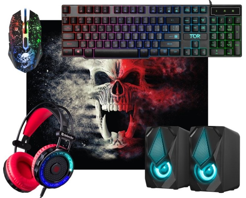 Игровой набор Defender Nemesida MHP-128 черный