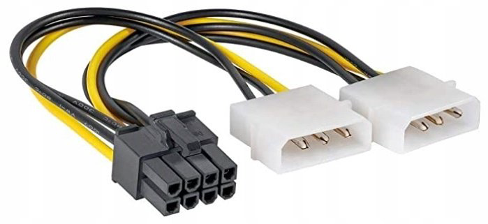 Кабель Cablexpert Molex - 8 pin 0.11 м CC-PSU-81 купить,NaN