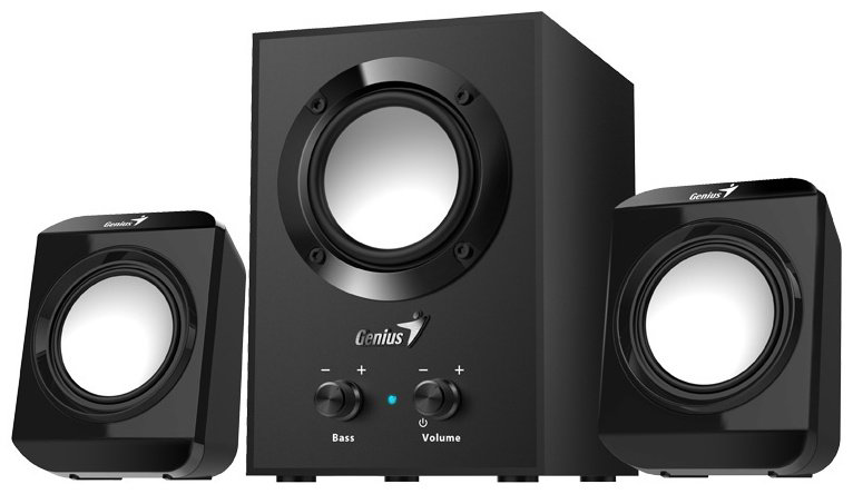 Компьютерные колонки Genius SW-2.1 300 черный купить,NaN