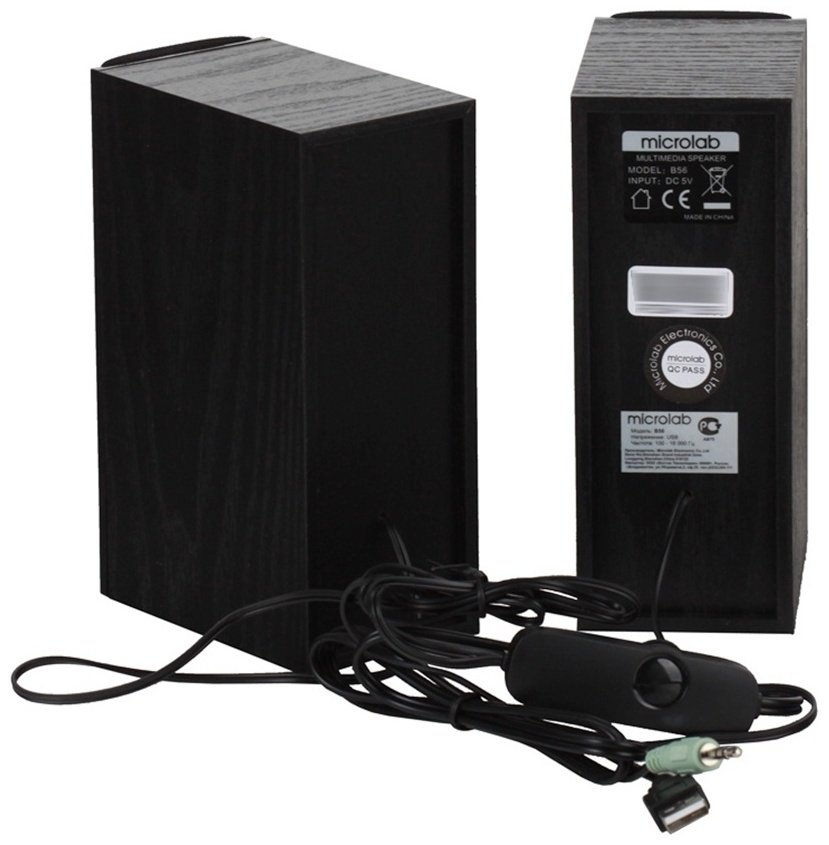 Компьютерные колонки Microlab B56 USB черный