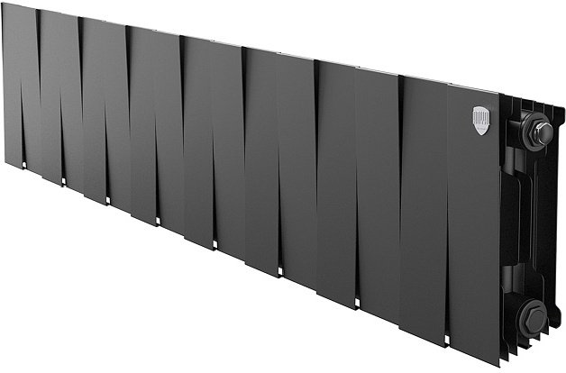Радиатор биметаллический Royal Thermo PianoForte 100/200 Noir Sable 16 секций