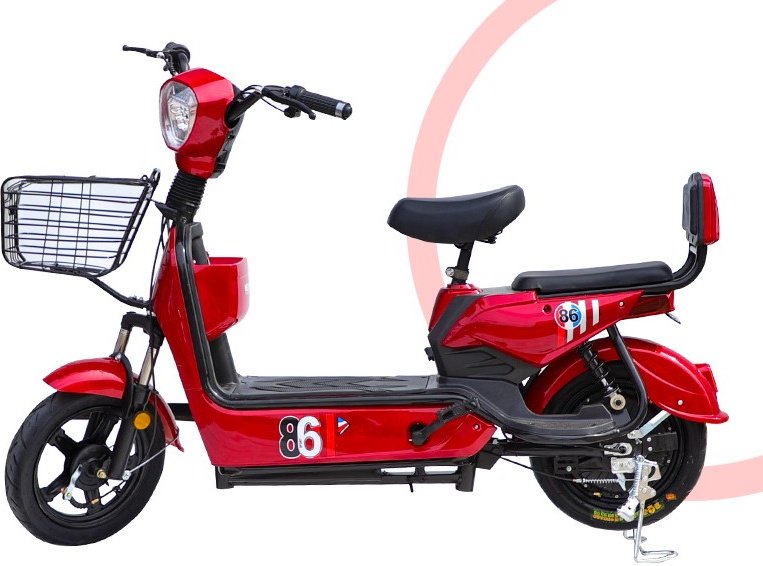 Электровелосипед Super Me 86 14 дюйм 2021 26 дюймов красный