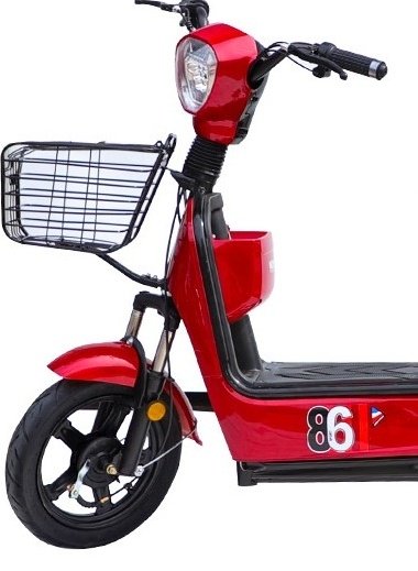 Электровелосипед Super Me 86 14 дюйм 2021 26 дюймов красный