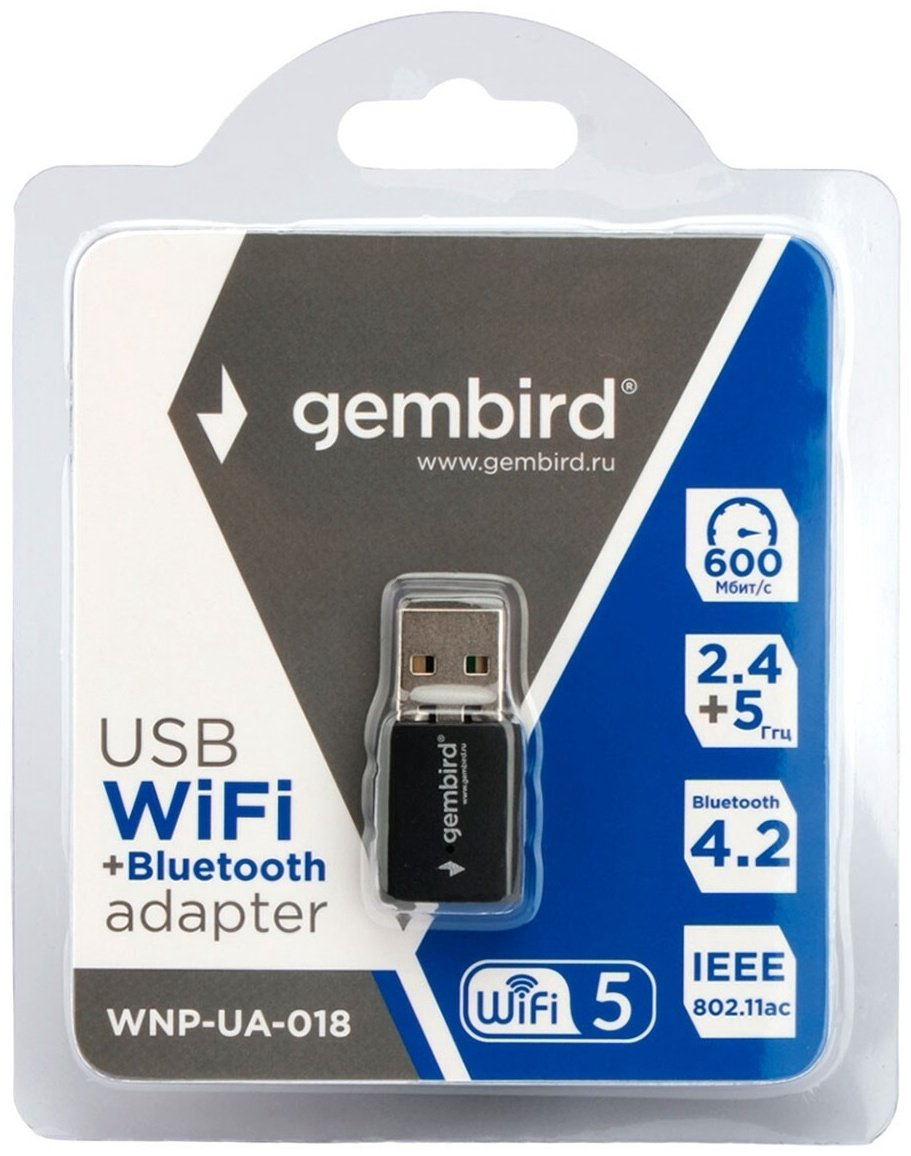 Wi-Fi адаптер Gembird WNP-UA-018 купить,NaN