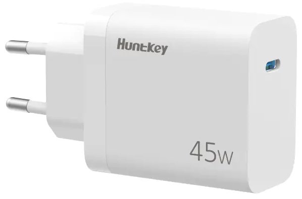 Зарядное устройство HuntKey G45 USB Type-C 45 Вт белый купить,NaN
