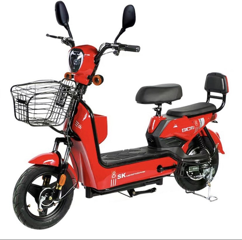 Электровелосипед SK8 Electric bike 14 дюйм 2022 14 дюймов красный