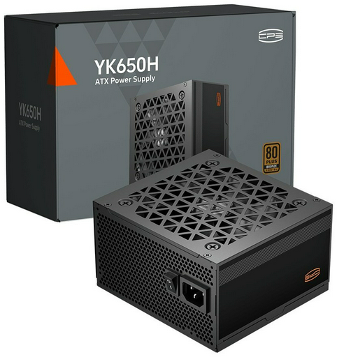 Блок питания PCcooler YK650H, P3-YK650H-B1H 650 Вт