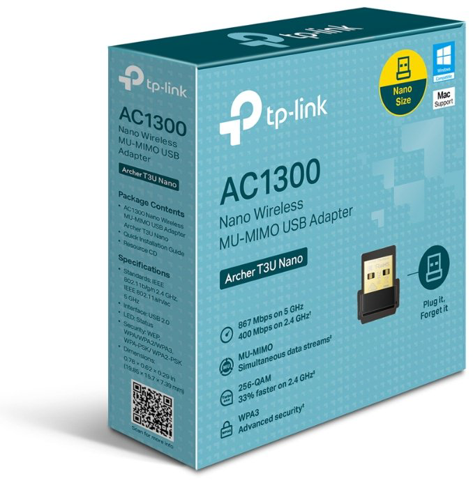 Wi-Fi адаптер TP-LINK Archer T3U Nano - ForteMarket Wi-Fi адаптер TP-LINK Archer T3U Nano купить,12300