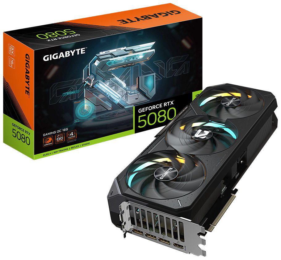 Видеокарта GIGABYTE GV-N5080GAMING OC-16GD 16 Гб купить,1229648