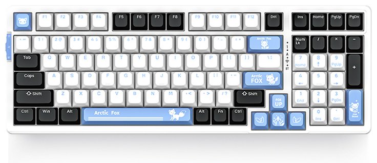 Клавиатура VGN V98 Pro V2 голубой купить,45615