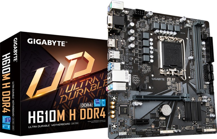 Материнская плата Gigabyte H610M H DDR4 купить,0