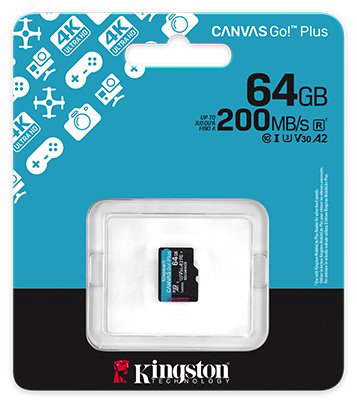 Карта памяти Kingston microSDXC SDCG4/64GBSP 64 Гб купить,NaN