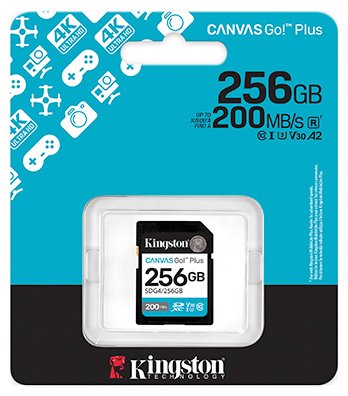 Карта памяти Kingston Secure Digital XC SDG4/256GB 256 Гб