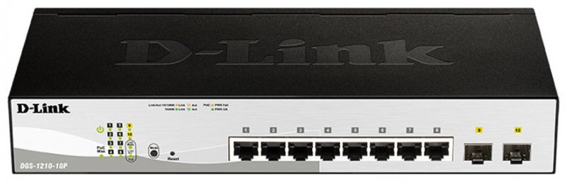 Коммутатор D-link DGS-1210-10P/F3A