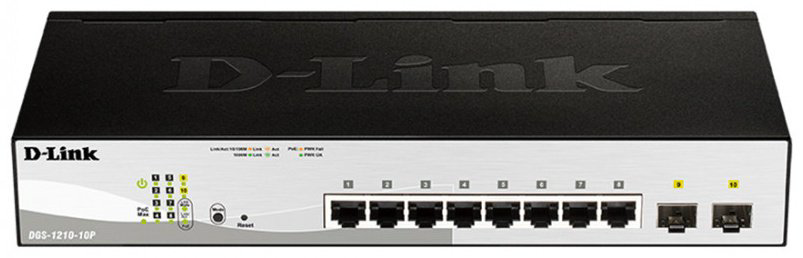 Коммутатор D-link DGS-1210-10P/F3A