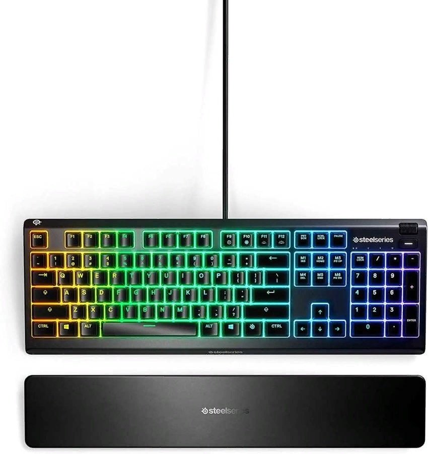 Клавиатура SteelSeries Apex 3 USB черный