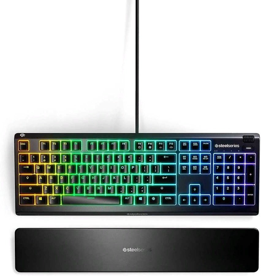 Клавиатура SteelSeries Apex 3 USB черный - ForteMarket Клавиатура SteelSeries Apex 3 USB черный купить,38990