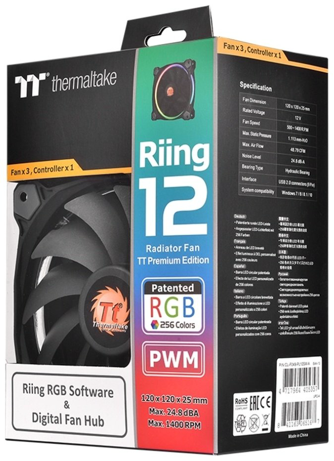 Thermaltake Riing Plus 12 RGB TT Premium Edition купить,27893
