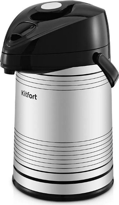 Классический термос Kitfort KT-1258 2.2 л серебристый купить,NaN