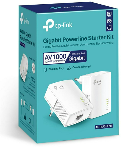 Powerline адаптер TP-LINK TL-PA7017 KIT