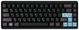 Клавиатура Varmilo Asgard Muse 65 Gateron черный