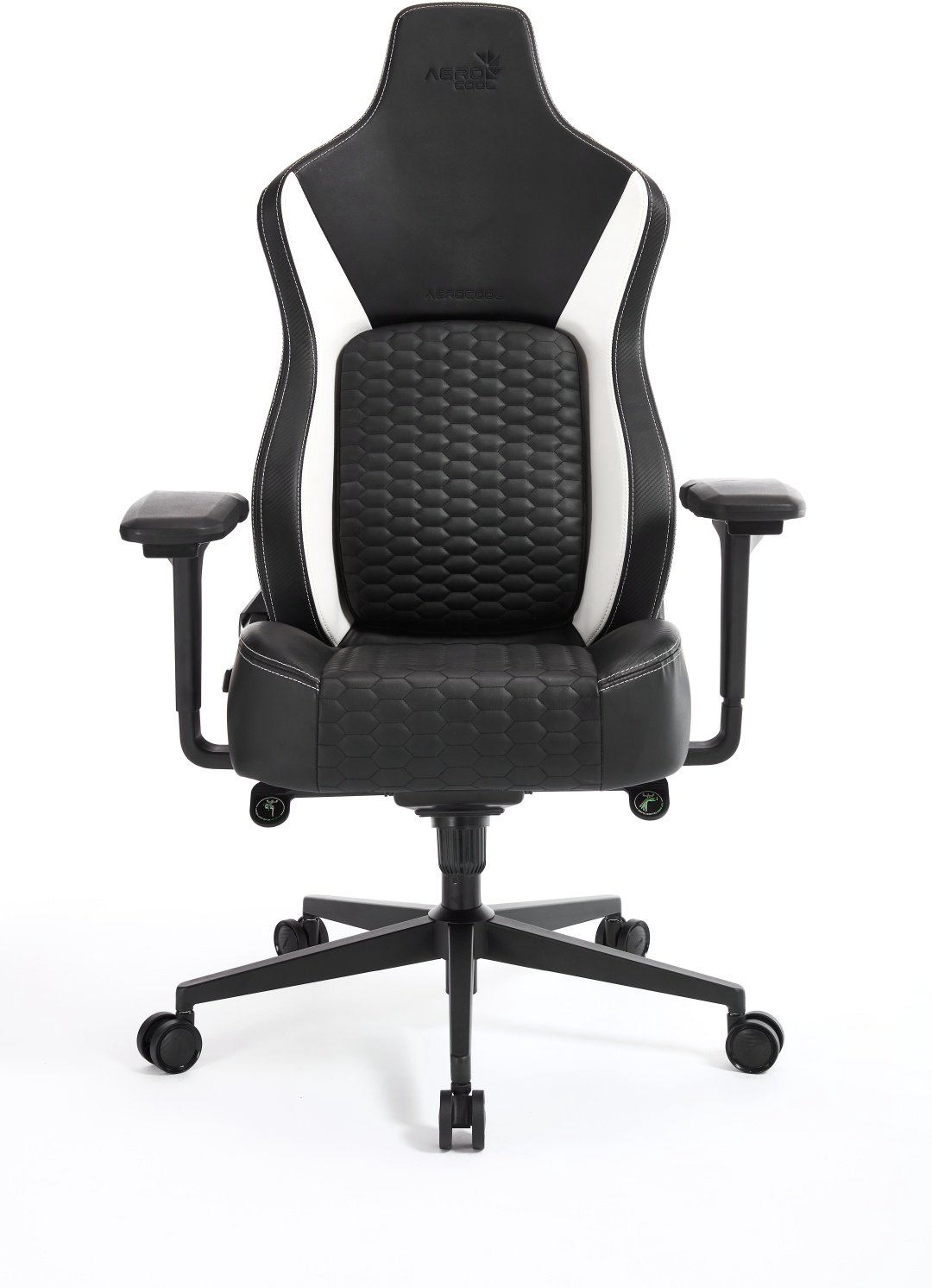 Игровое кресло AeroCool CROWN Pro Racer White, черный, белый - ForteMarket Игровое кресло AeroCool CROWN Pro Racer White, черный, белый купить,228476