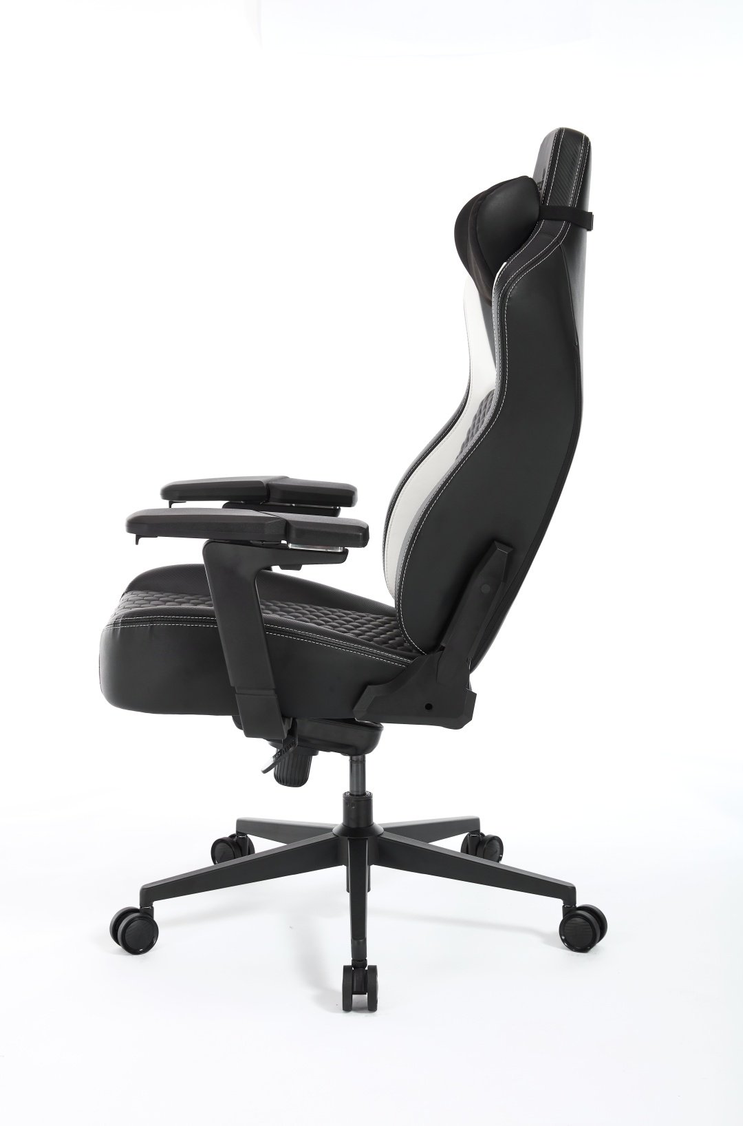 Игровое кресло AeroCool CROWN Pro Racer White, черный, белый