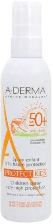 Спрей детский от загара Protect Kids Spray SPF 50+  A-Derma Protect 200 мл  