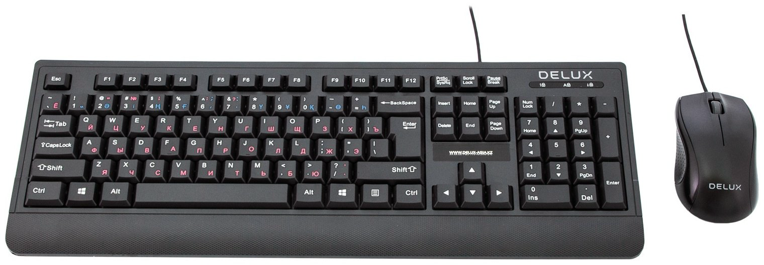 Клавиатура Delux DLD-6075OUB черный