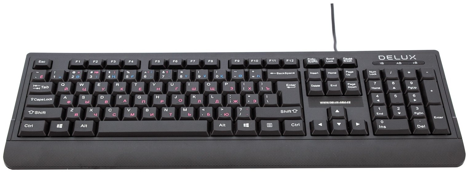 Клавиатура Delux DLD-6075OUB черный