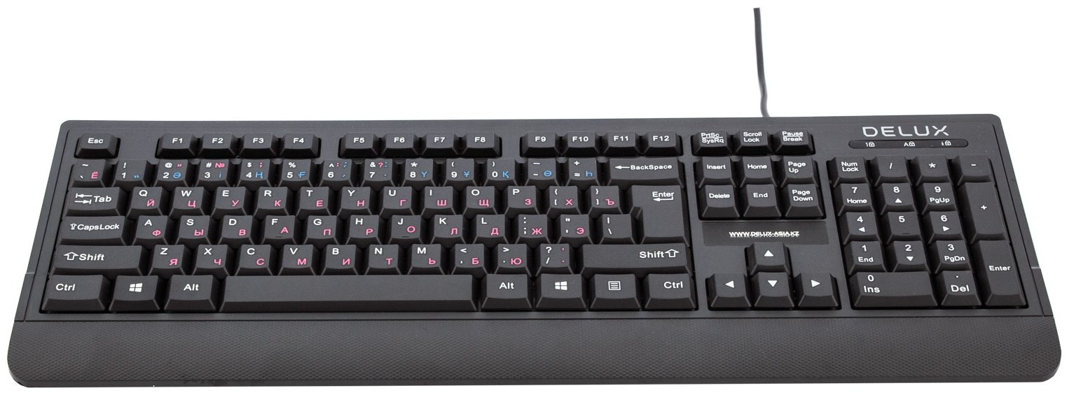 Клавиатура Delux DLD-6075OUB черный купить,6673