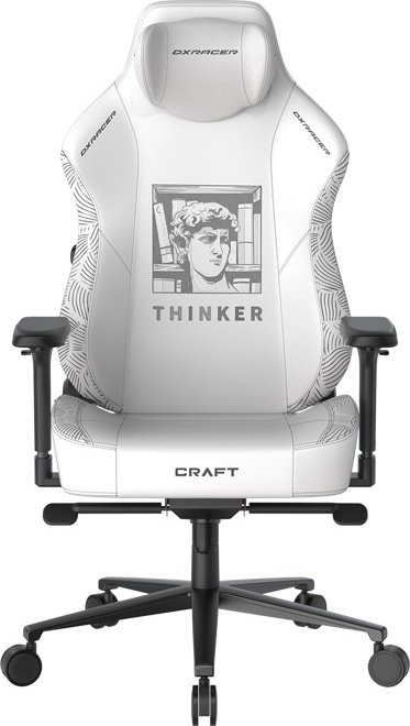 Игровое кресло DXRacer Craft Standard F-23-Thinker GC/LCF23LTA/THINKER, белый купить,NaN