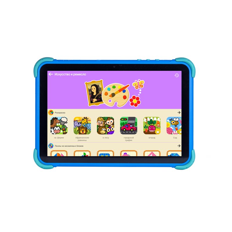Детский планшет KidsTab Y101 4/64Гб голубой купить,0