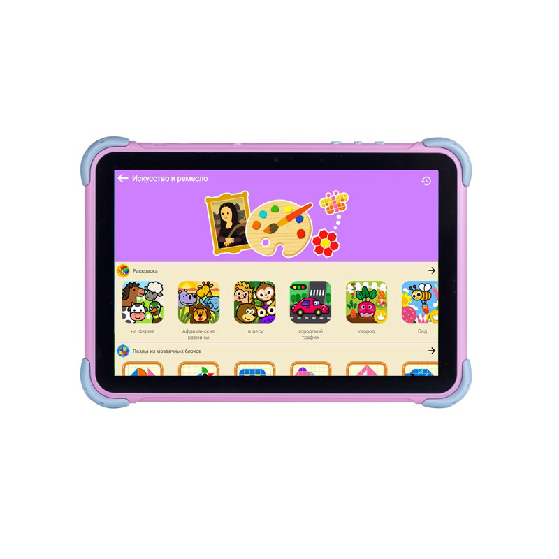 Детский планшет KidsTab Y101 4/64Гб розовый купить,NaN