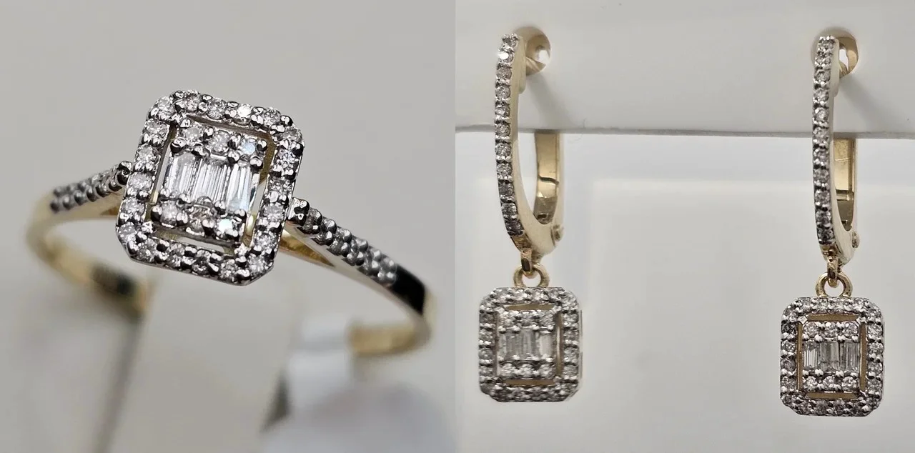 Комплект Deimantas 115239036 18р 0,14ct 0,04ct 0,27ct. купить,NaN